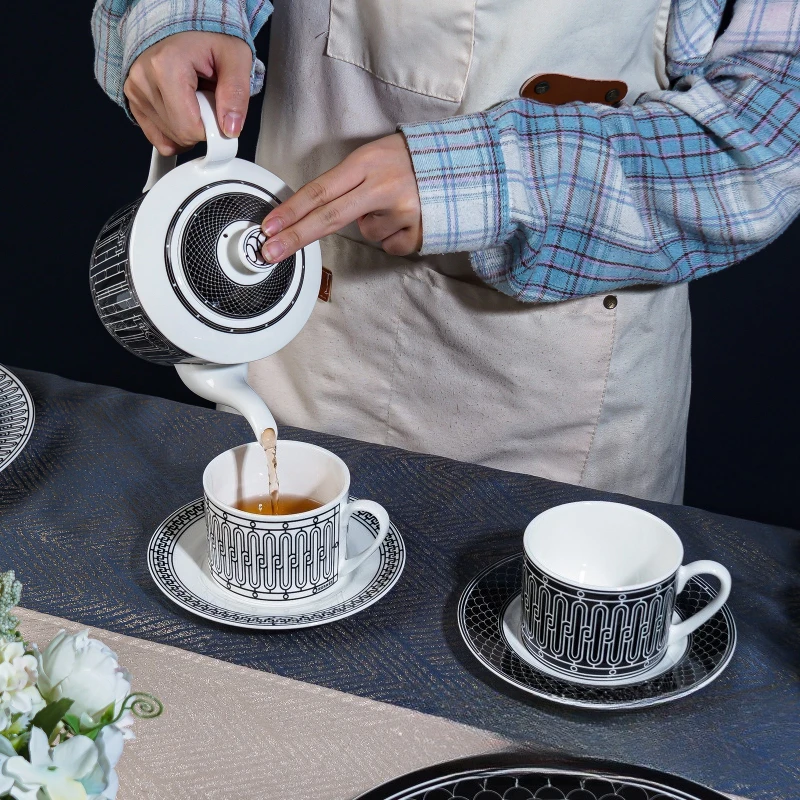 Coffee Tea Essentials - Simple European-Style Tea Set Ceramic Coffee