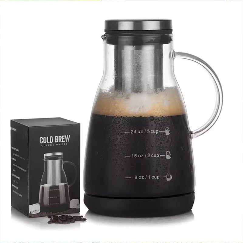 Coffee Tea Maker - 960ml Espresso Ice Drip Maker Glass