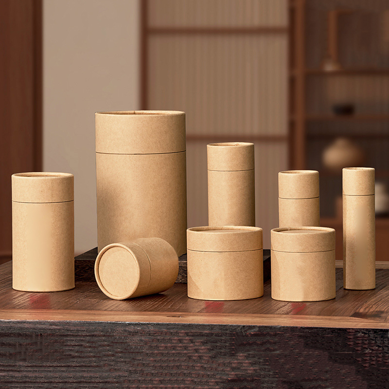 1PCS New Kraft Paperboard Tube - огляд і ціна Coffee Tea Essentials