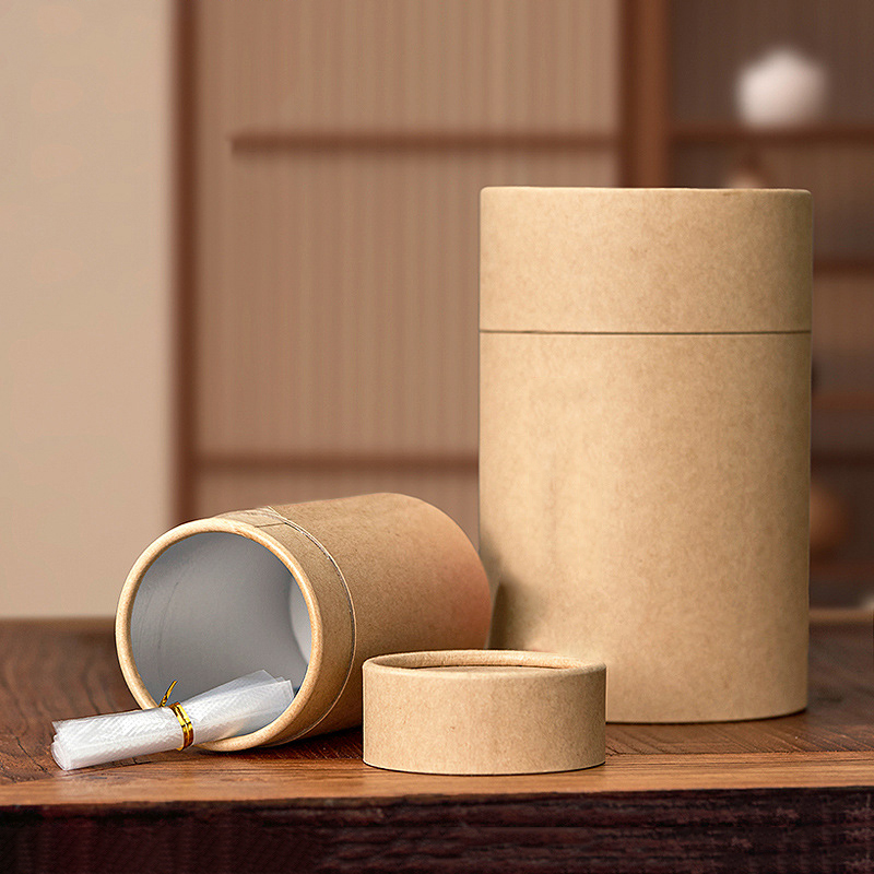 1PCS New Kraft Paperboard Tube - огляд і ціна Coffee Tea Essentials