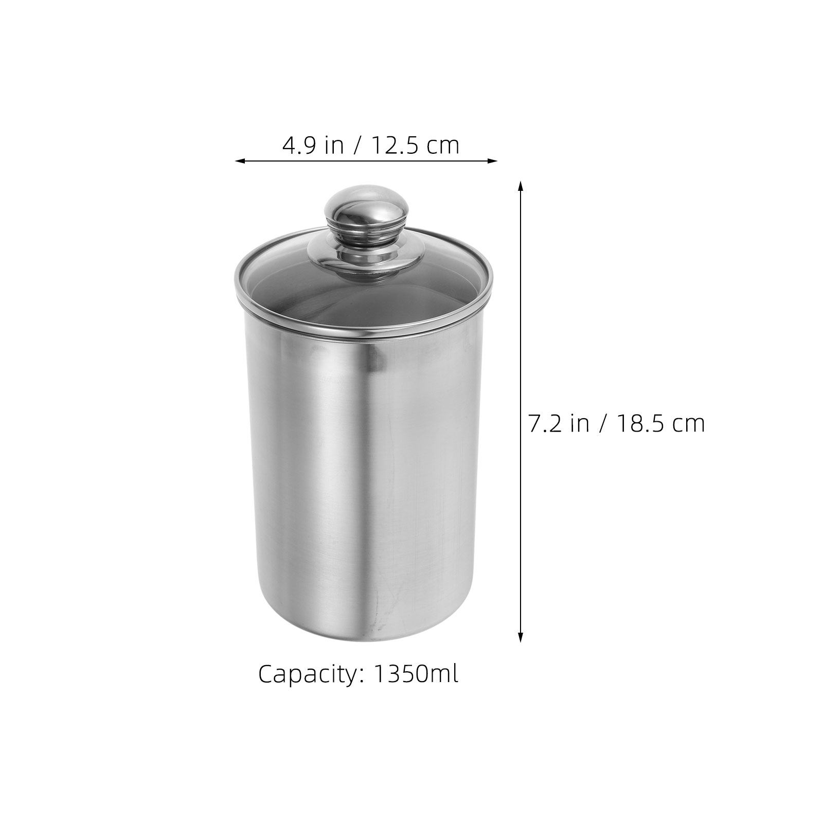 1350Ml Stainless Steel Food St - огляд і ціна Canister Coffee Sugar Tea