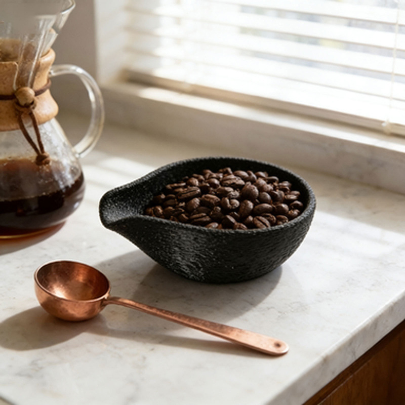 1pc Coffee Bean Dosing Cup & T - огляд і ціна Coffee Tea Bean Leaf