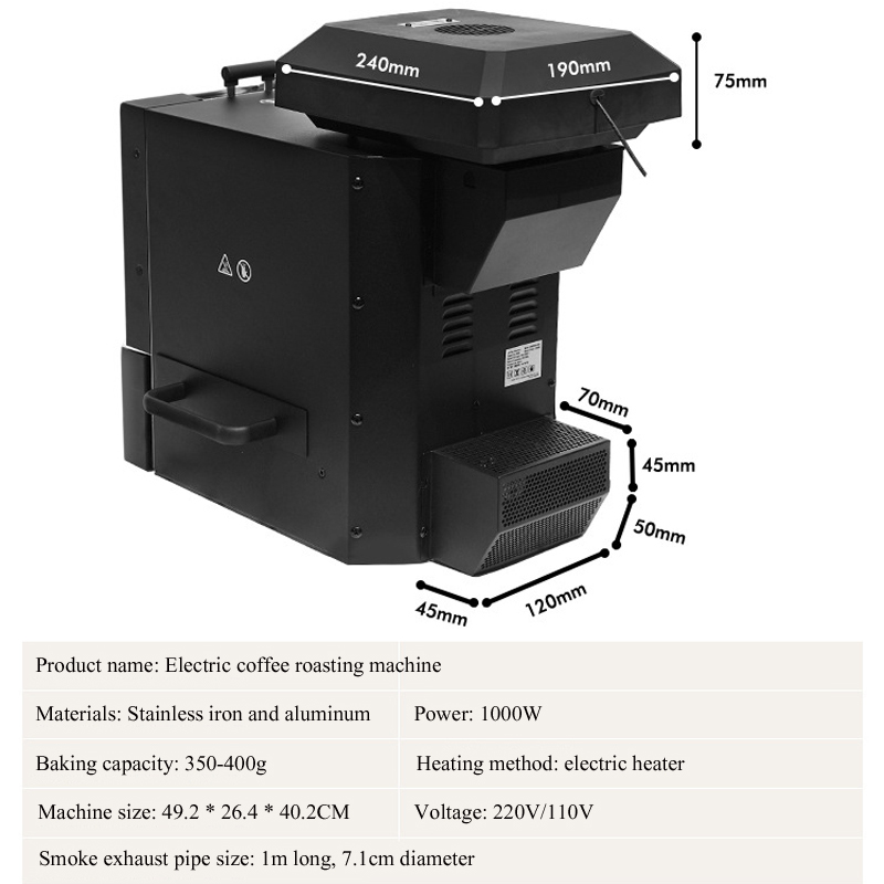 1000W Electric Coffee Beans Ro - огляд і ціна Coffee Bean