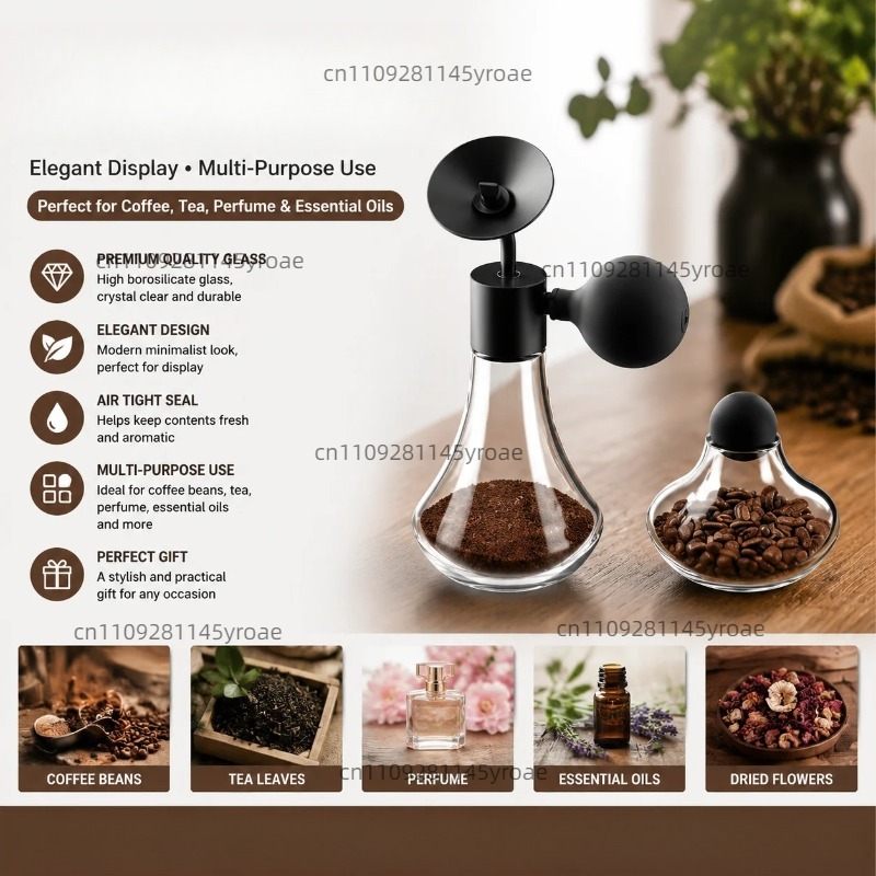 Glass Aroma Sample Bottle Coff - огляд і ціна Coffee Bean
