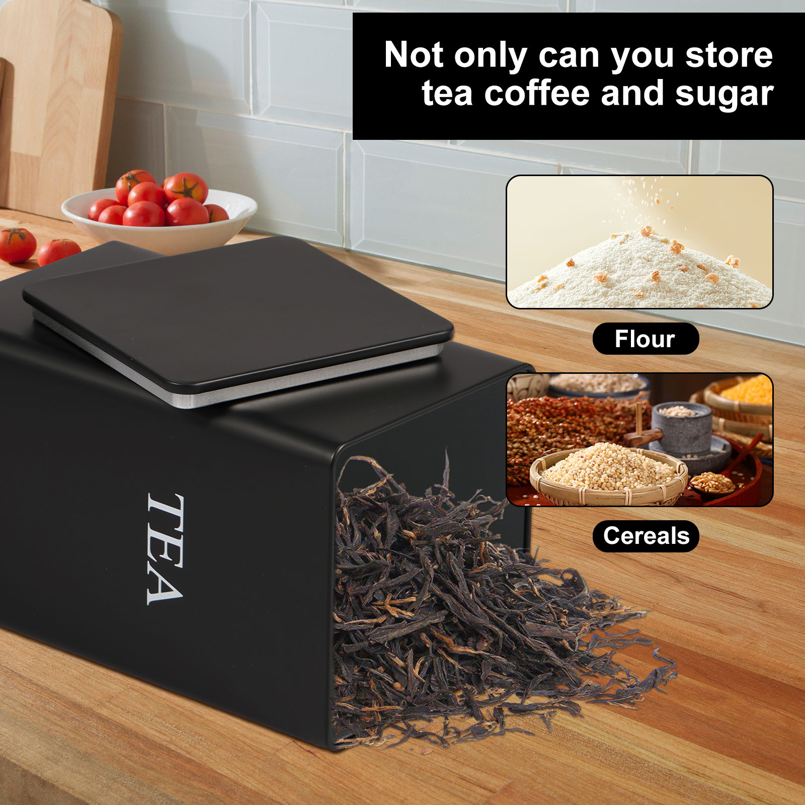 3Pcs Coffee Bean Storage Canis - огляд і ціна Canister Coffee Sugar Tea