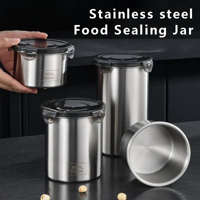 Stainless Steel Food Container - огляд і ціна Coffee Tea Bean Leaf