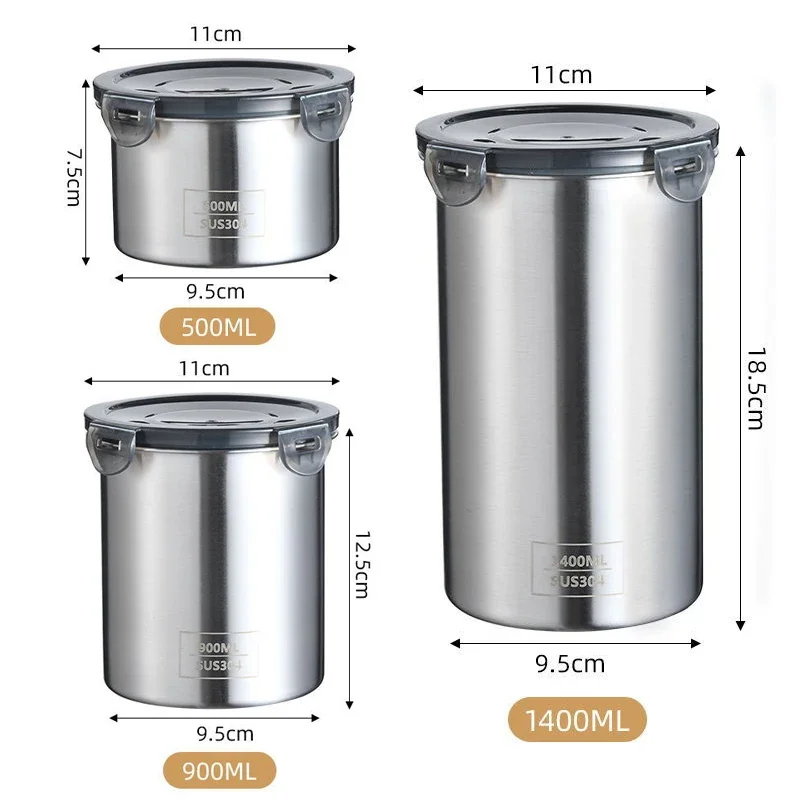 Stainless Steel Food Container - огляд і ціна Coffee Tea Bean Leaf