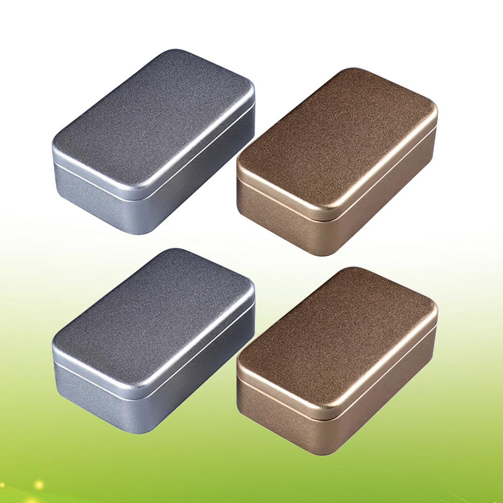 4Pcs Metal Business Card Tinpl - огляд і ціна Canister Coffee Sugar Tea