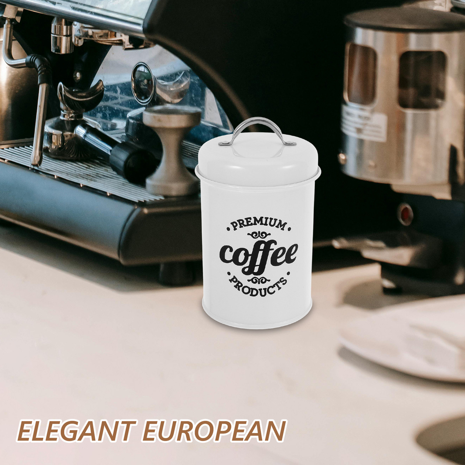 Elegant Airtight Iron Canister - огляд і ціна Canister Coffee Sugar Tea