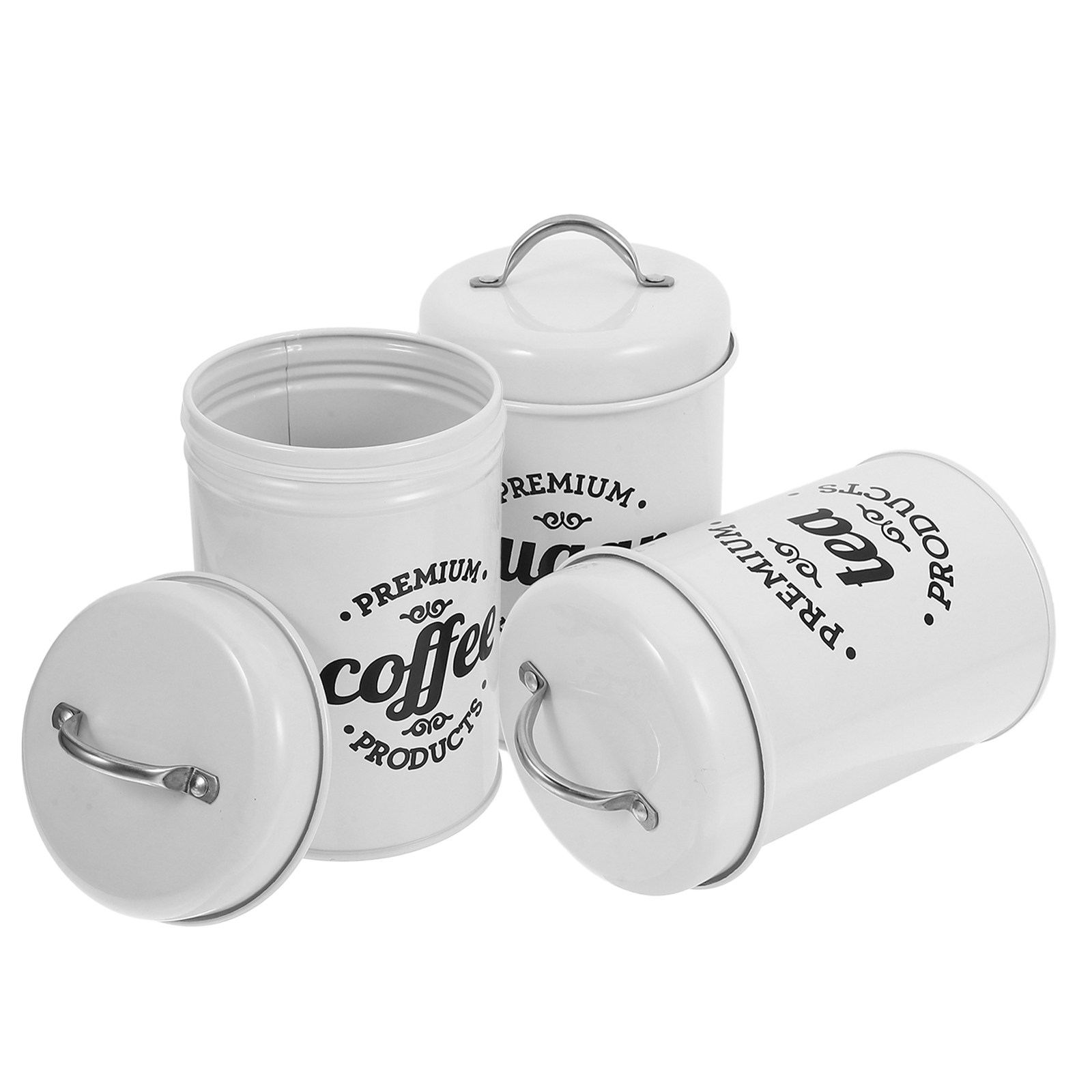 Elegant Airtight Iron Canister - огляд і ціна Canister Coffee Sugar Tea