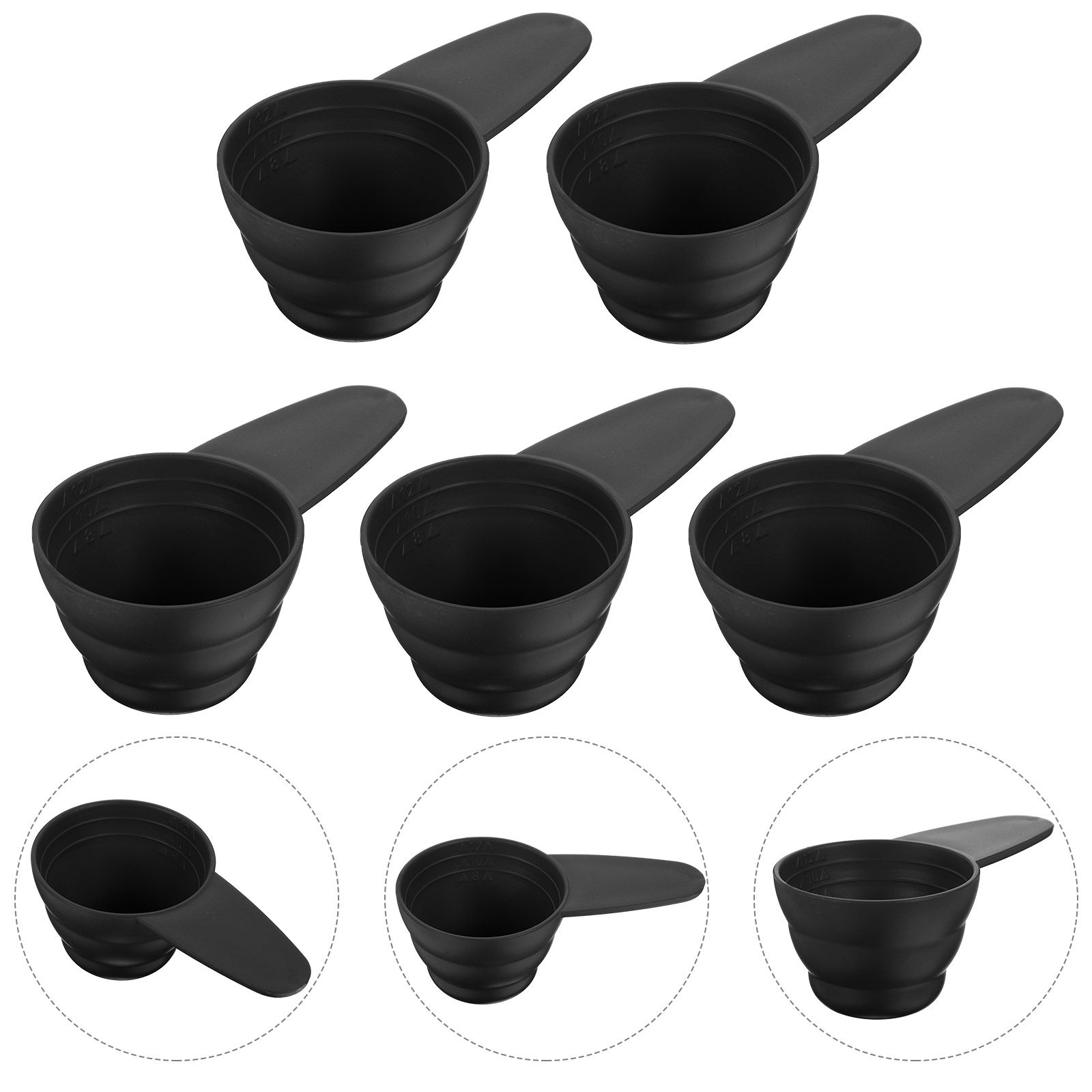 5Pcs Measure Spoon Long Handle - огляд і ціна Coffee Tea Sugar