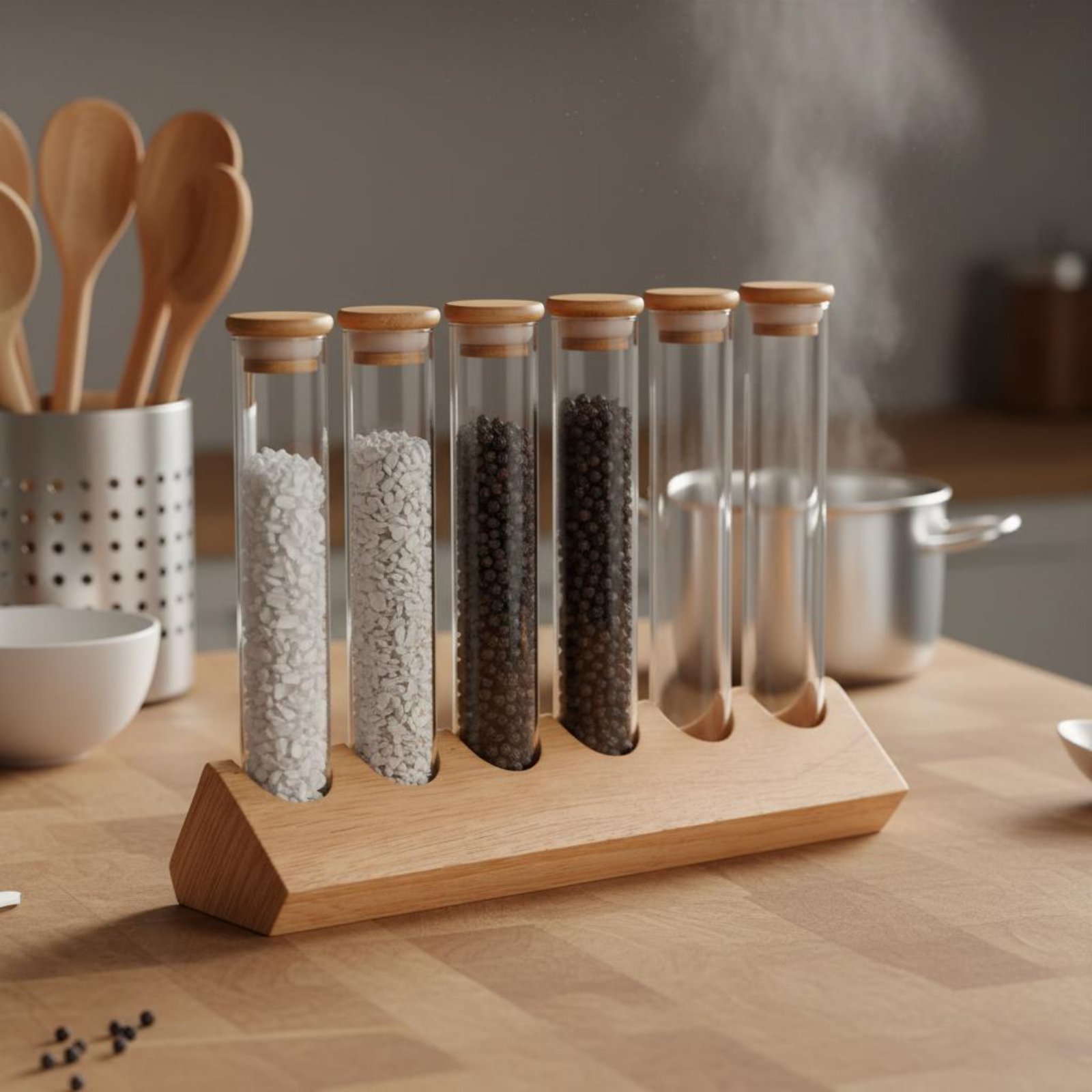 Glass Tube Container Set with  - огляд і ціна Coffee Bean