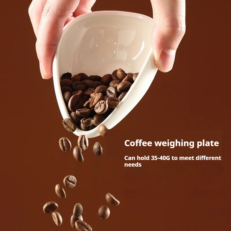 Ceramic Coffee Bean Dosing Tra - огляд і ціна Coffee Tea Bean Leaf
