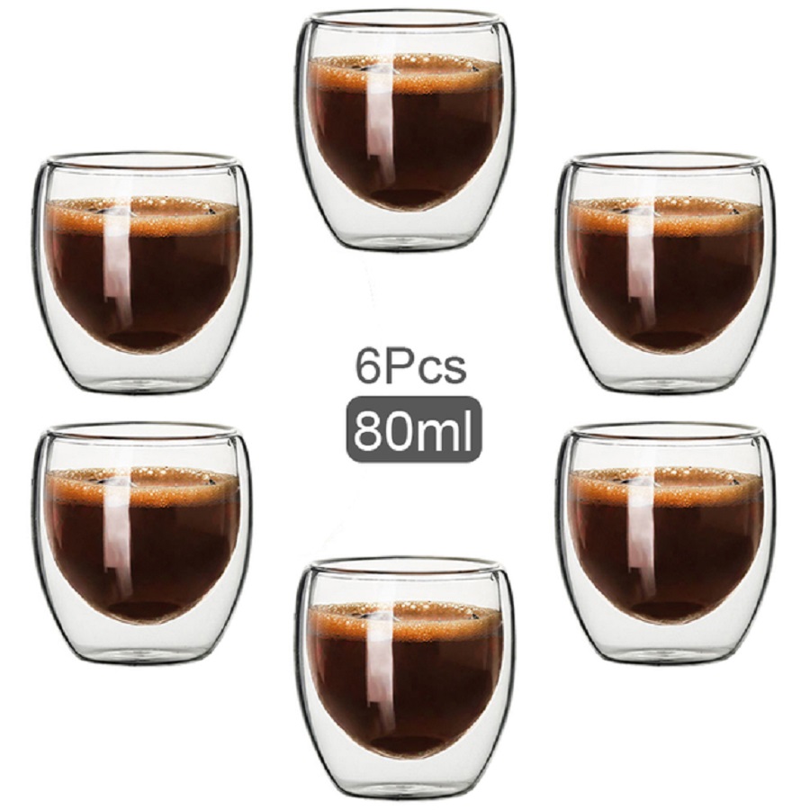 Double Walled Glass Coffee Mug - огляд і ціна Coffee Tea Essentials