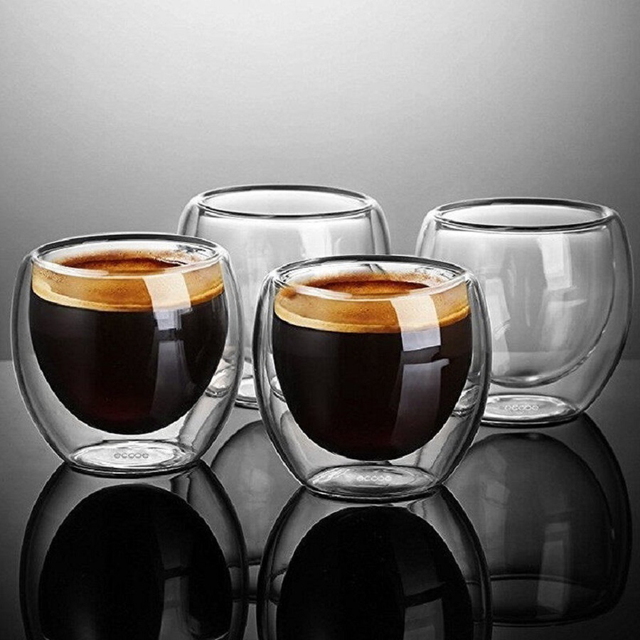 Double Walled Glass Coffee Mug - огляд і ціна Coffee Tea Essentials
