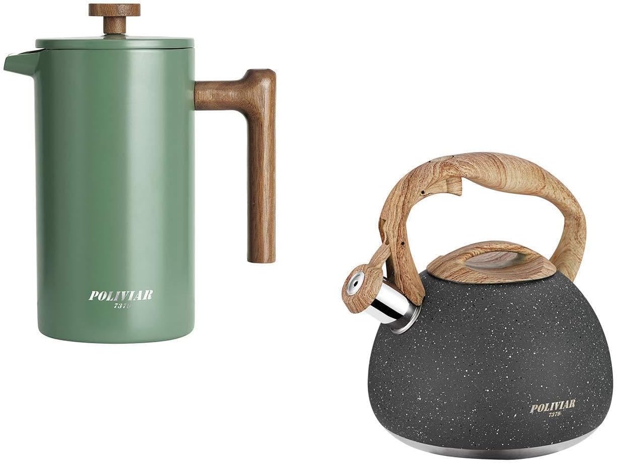 POLIVIAR 34 oz French Press Co - огляд і ціна French Press Coffee & Tea