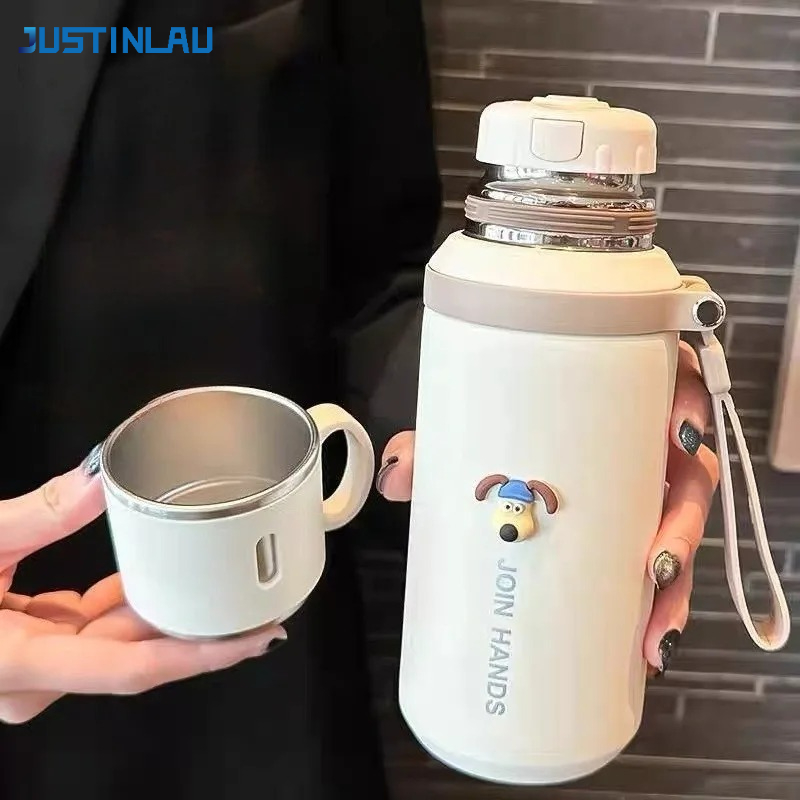 JUSTINLAU 600/800ML Thermos Cu - огляд і ціна Coffee Tea Weight Loss