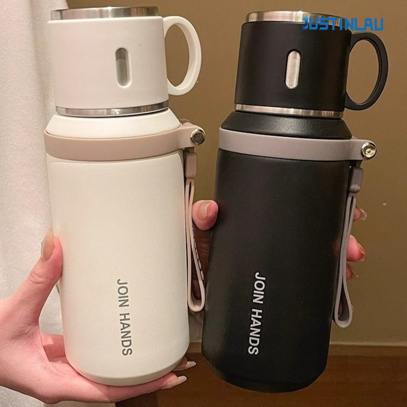 JUSTINLAU 600/800ML Thermos Cu - огляд і ціна Coffee Tea Weight Loss