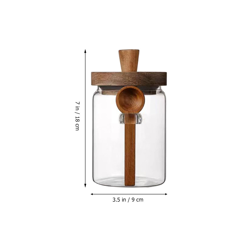 Glass Coffee Bean Storage Jar  - огляд і ціна Canister Coffee Sugar Tea