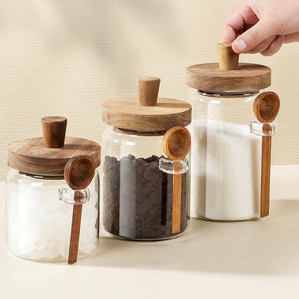 Glass Coffee Bean Storage Jar  - огляд і ціна Canister Coffee Sugar Tea