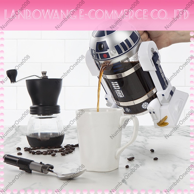 Creative R2D2 Robot Shape Mini - огляд і ціна French Press Coffee & Tea