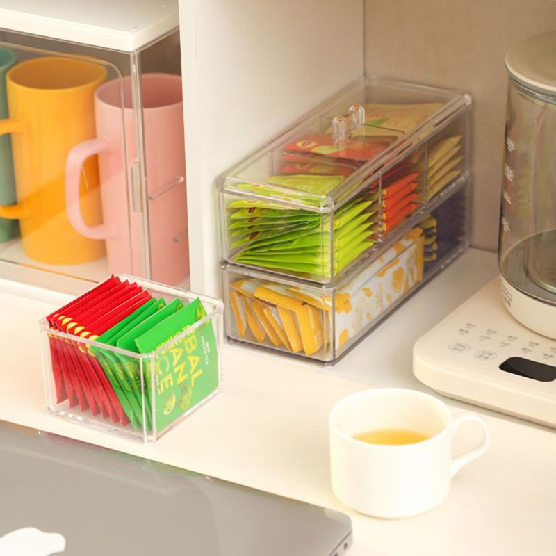 NEW Tea Bag Storage Box Drawer - огляд і ціна Coffee Tea Sugar