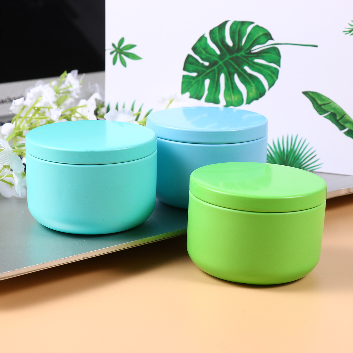 4Pcs Sturdy Tinplate Can Leakp - огляд і ціна Canister Coffee Sugar Tea