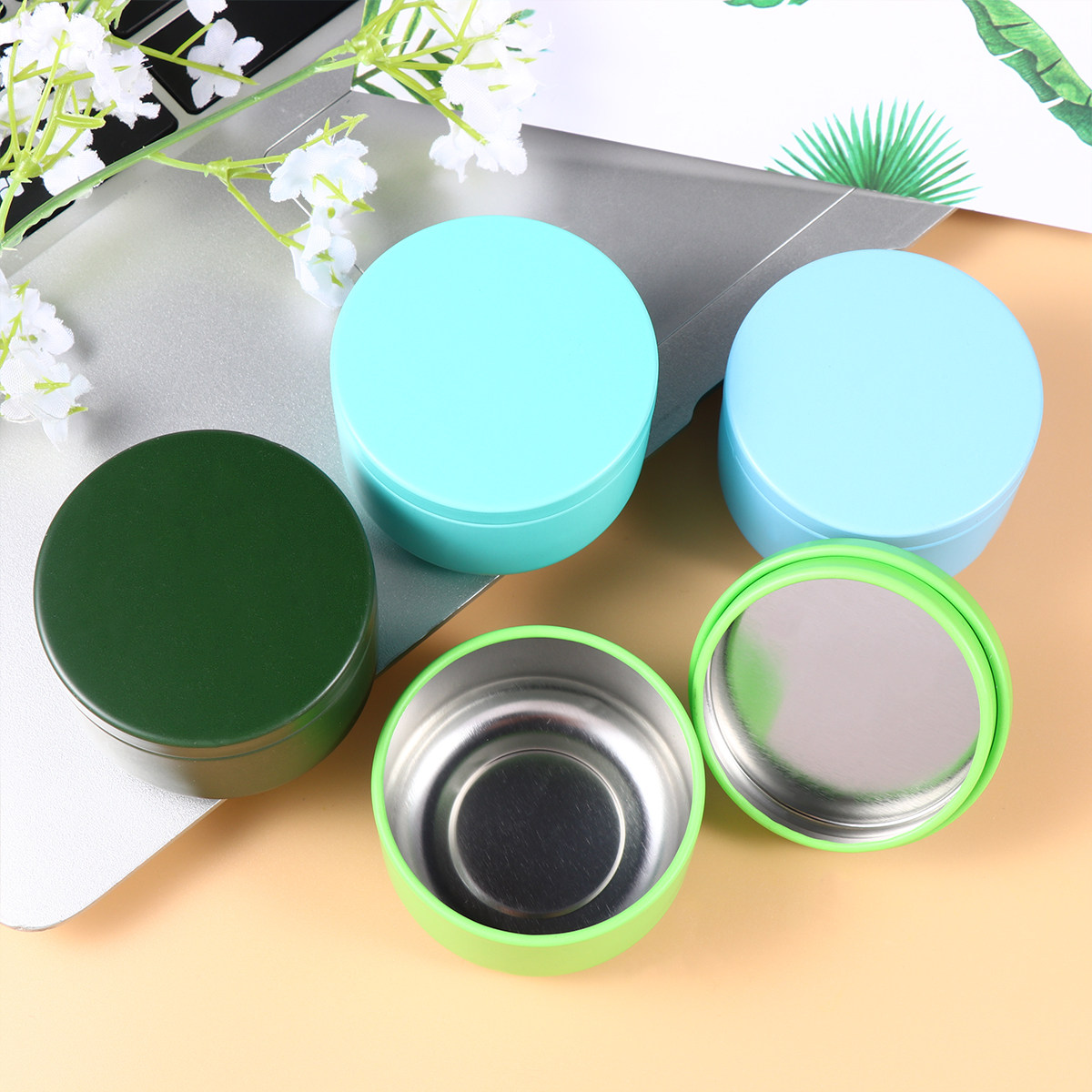4Pcs Sturdy Tinplate Can Leakp - огляд і ціна Canister Coffee Sugar Tea