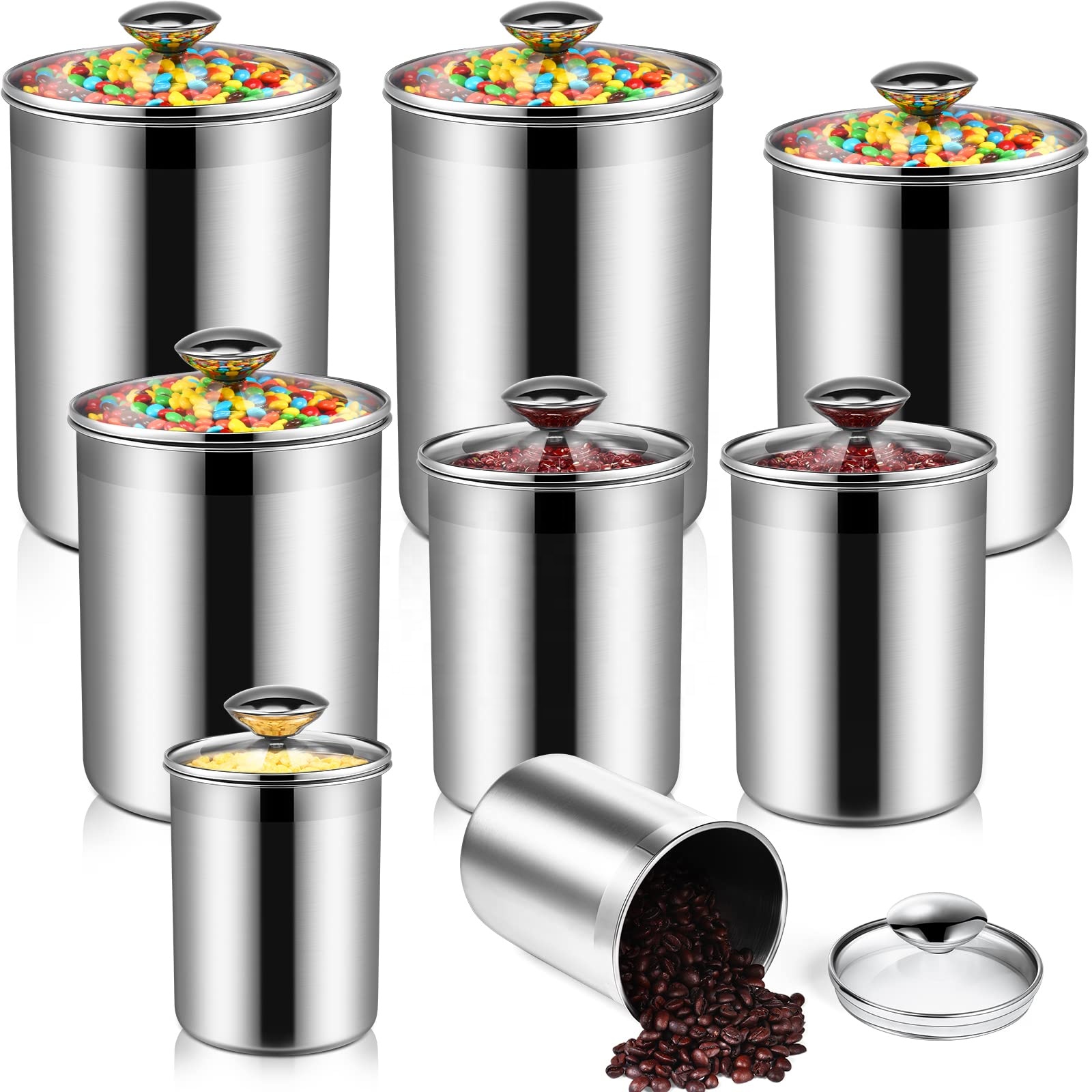 Food Storage Containers Tea Co - огляд і ціна Canister Coffee Sugar Tea