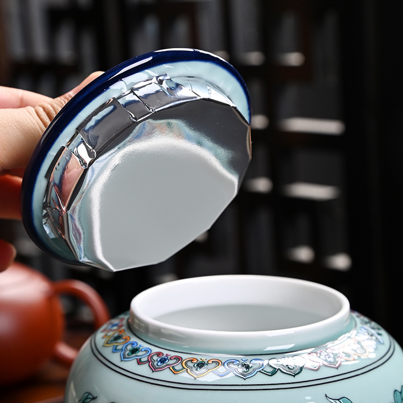 Ceramic tea jar Enamel General - огляд і ціна Coffee Tea Sugar