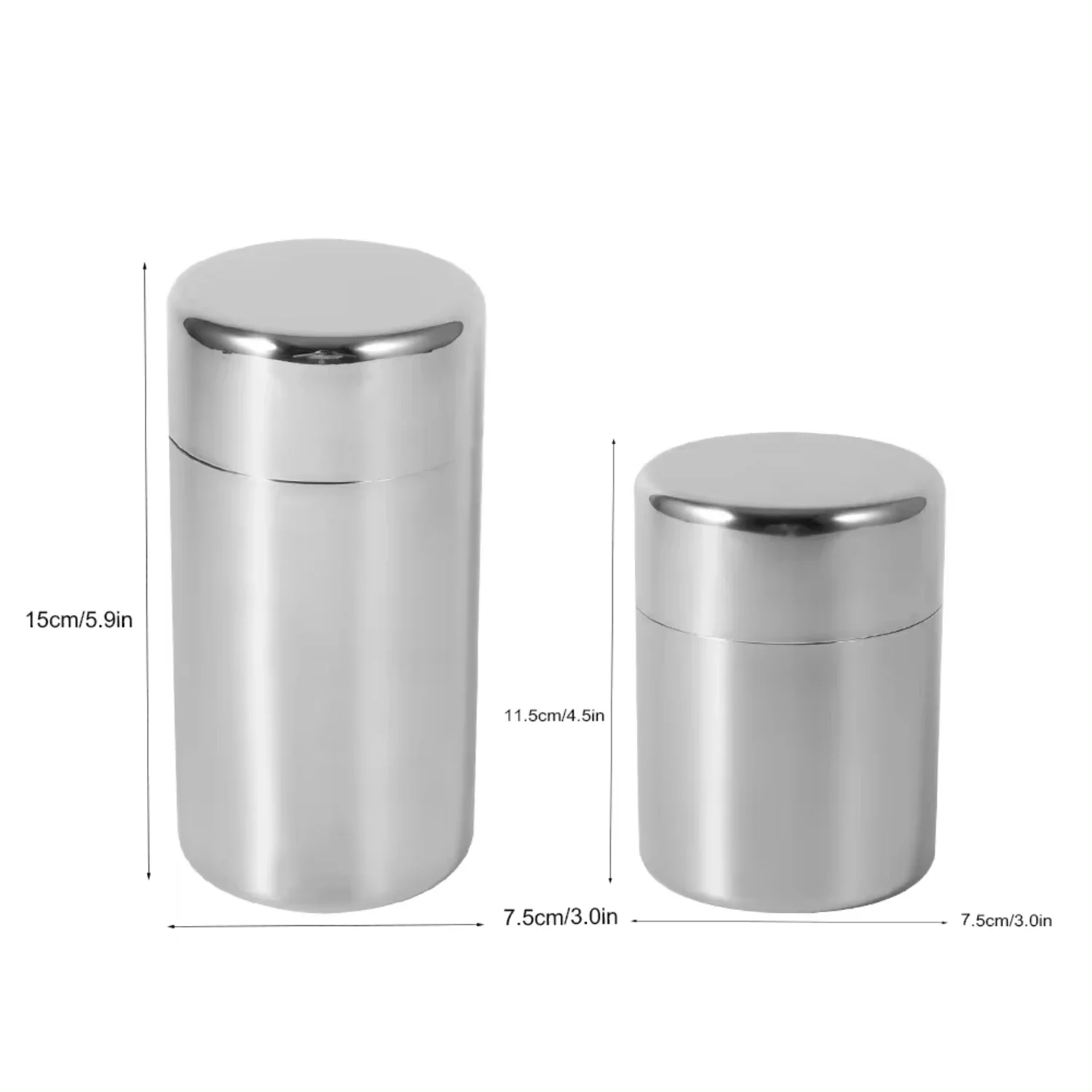 Stainless Steel Tea Leaf Tins  - огляд і ціна Canister Coffee Sugar Tea