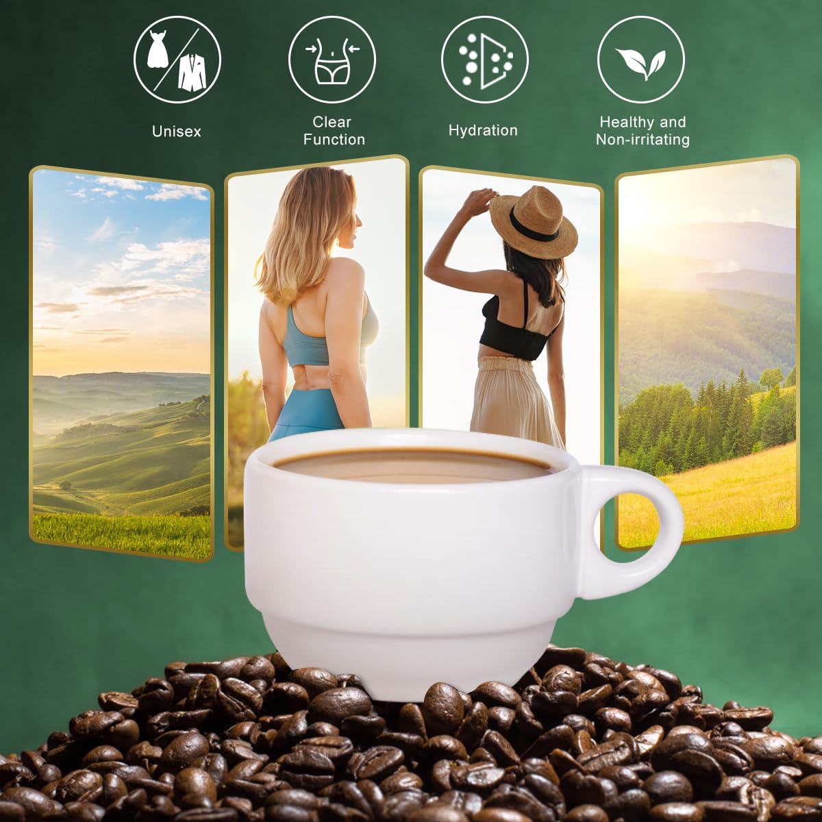 18 Pcs/Box Premium Slim Green  - огляд і ціна Coffee Tea Weight Loss