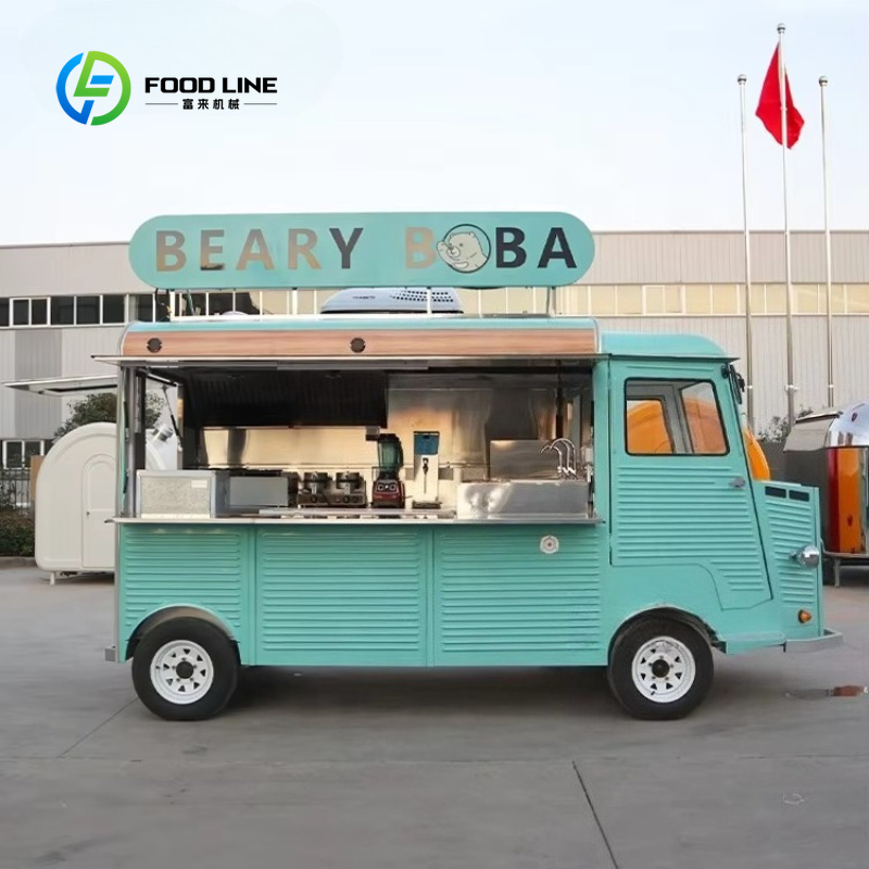 Electric Mobile Food Truck Cus - огляд і ціна Coffee Tea Boba