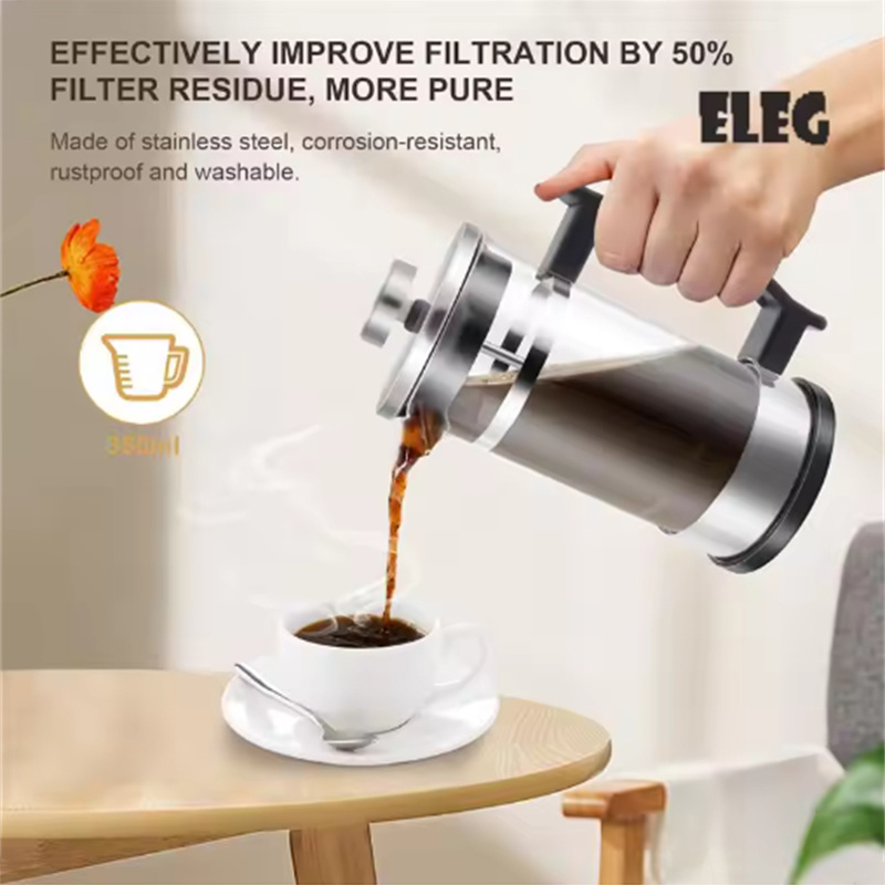 Coffee French Press Pot With F - огляд і ціна French Press Coffee & Tea