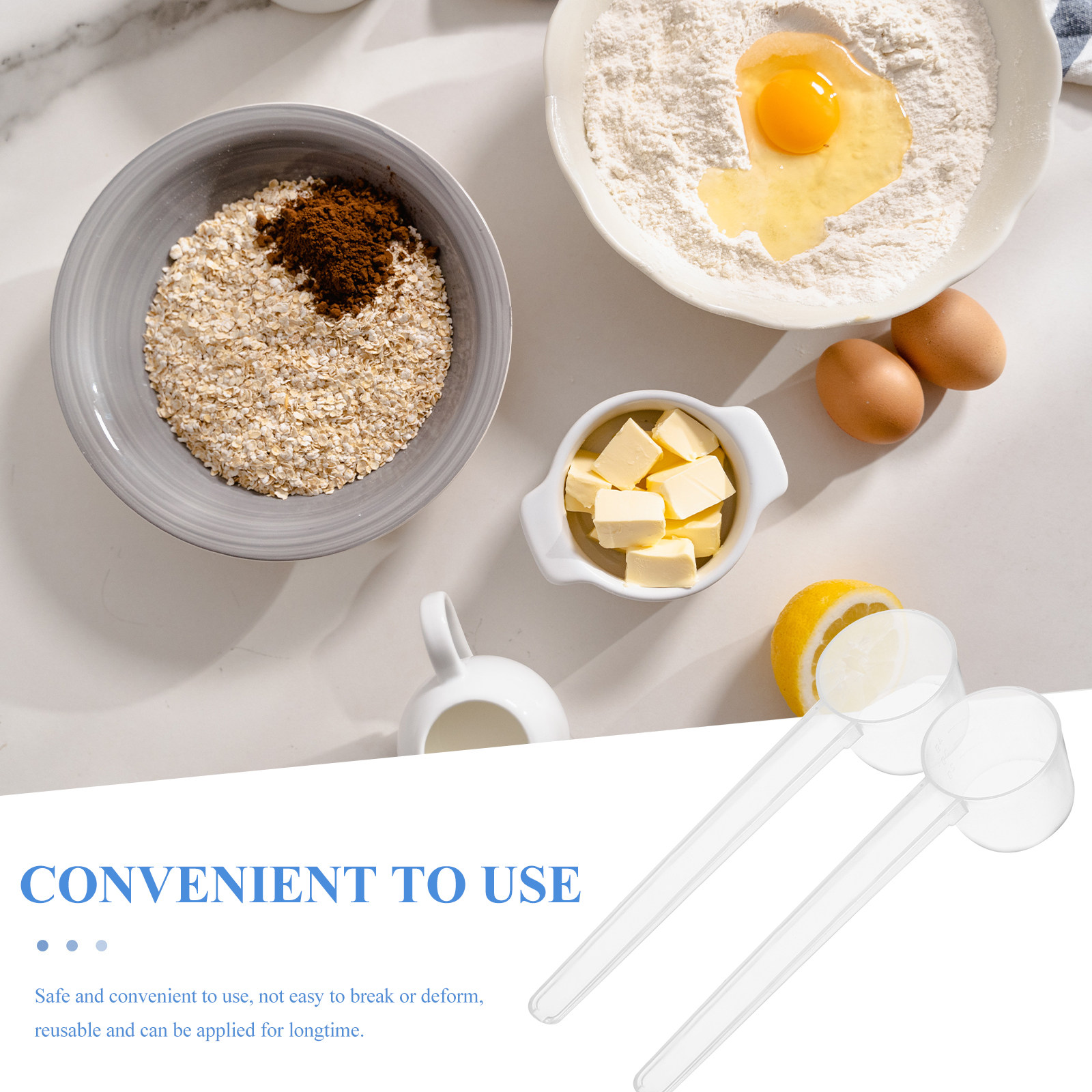 50Pcs Kitchen Measuring Scoop  - огляд і ціна Coffee Tea Sugar